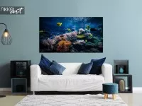 Foto auf Aluminium im Wohnzimmer - Inspiration