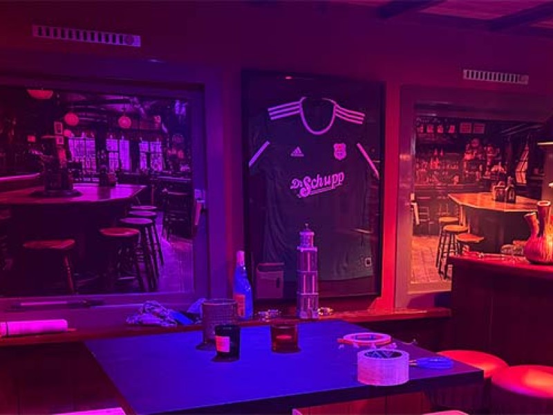 Interieur van een kroeg